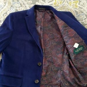 Boys Ralph Lauren Velvet Blazer